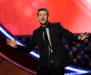 Justin Timberlake; credit: Phillips (Wireimage)